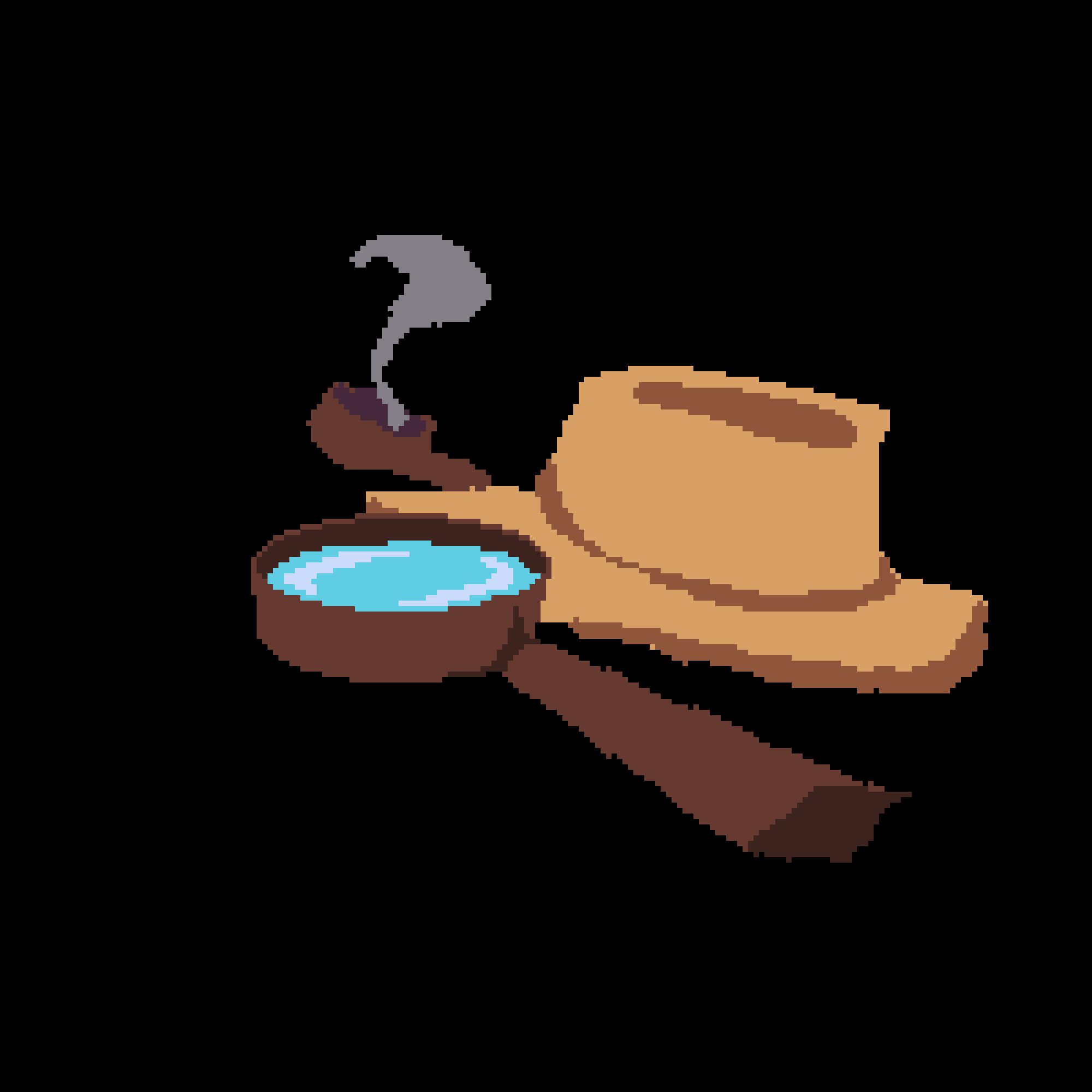 Detective — magnifying glass and fedora